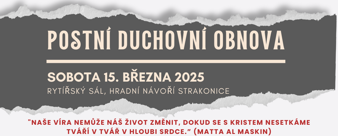 Postní duchovní obnova 2025